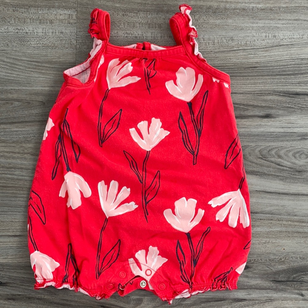 Carter’s Red Floral Romper